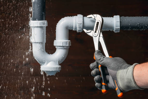 Professional Drain Cleaning technician working in Montclair, VA